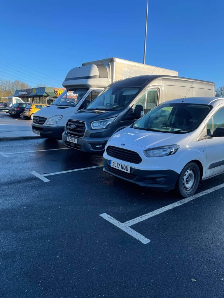 Ipswich based courier. This is our small, MWB and Luton with tail lift.
