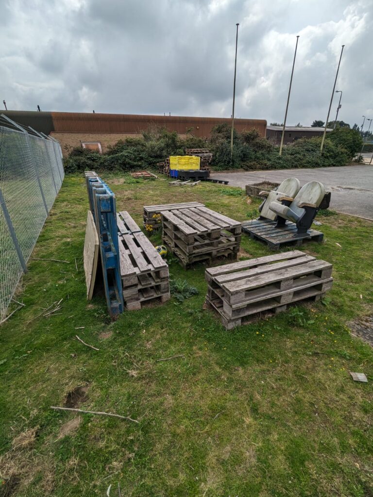 Rubbish left behind